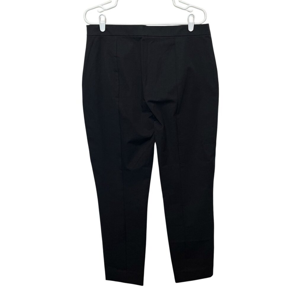 Everlane Black High Waisted Tapered Leg Crop Pants Women’s Size 14 Stretch Black - Picture 2 of 9